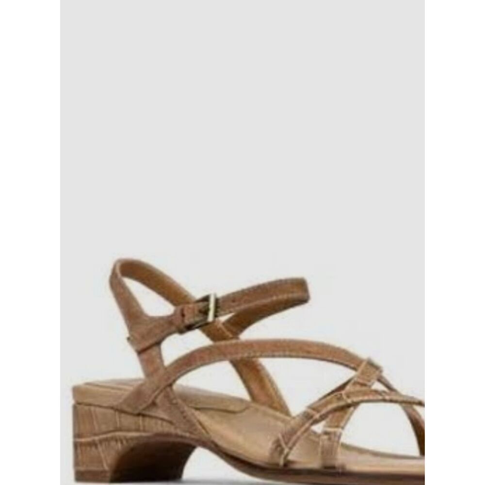 Donald J. Pliner Cesilia Women's Brown Strappy Low Heel Sandals